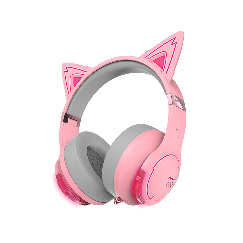 אוזניות גיימינג Edifier G5BT Cat Pink Wireless Gaming Headset BT