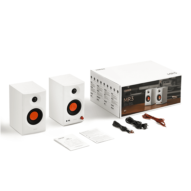 רמקולים Edifier MR3 White 2.0 Studio Speakers 36W RMS BT 5.4