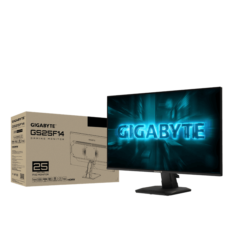 מסך גיימינג Gigabyte GS25F14 24.5 SS IPS 1Ms FHD 144hz HDR10