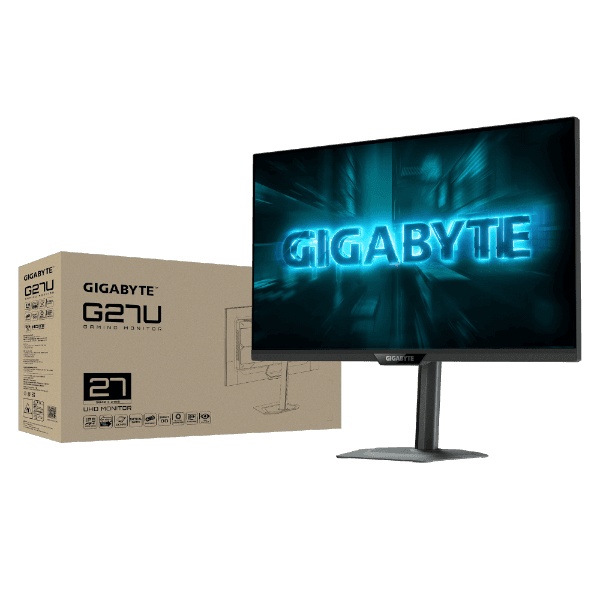 מסך גיימינג Gigabyte G27U 4K SS IPS 160HZ/320HZ 1Ms Pivot HDR400