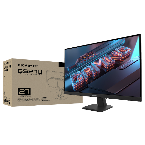 מסך גיימינג Gigabyte GS27U 4K SS IPS 160Hz 1MS HDR Ready