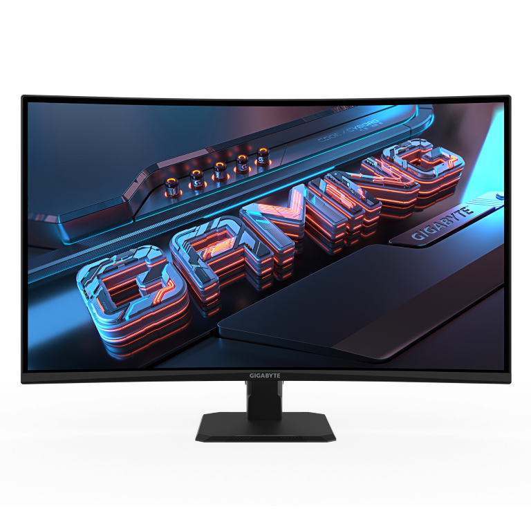 מסך קעור Gigabyte GS32QCA SS VA 1ms 2K QHD 180Hz FreeSync Tilt