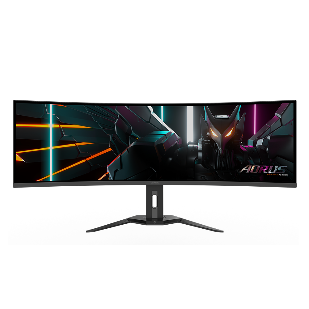 מסך AORUS CO49DQ Ultra-Wide DQHD OLED 0.03ms 144Hz KVM HDR
