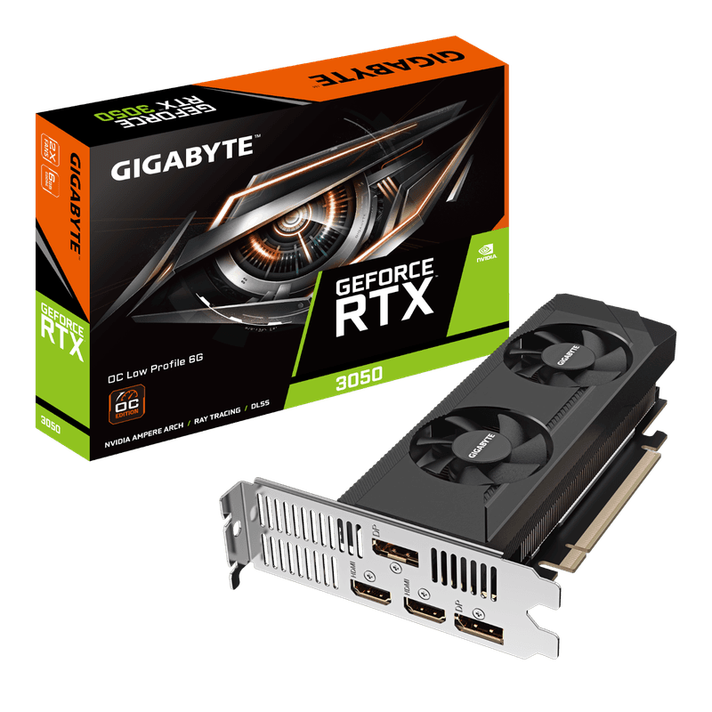 כרטיס מסך Gigabyte GeForce RTX 3050 6GB Low Profile