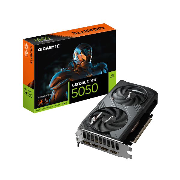 כרטיס מסך Gigabyte GeForce RTX 5050 WindForce OC 8GB 2xDP 2xHDMI