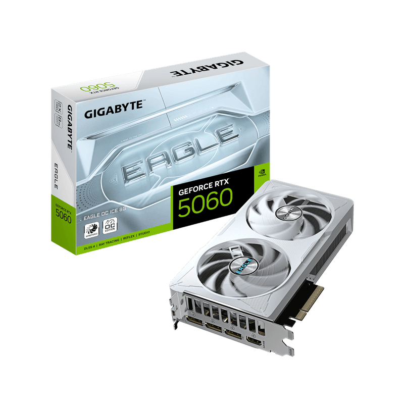 כרטיס מסך Gigabyte GeForce RTX 5060 EAGLE ICE 8GB