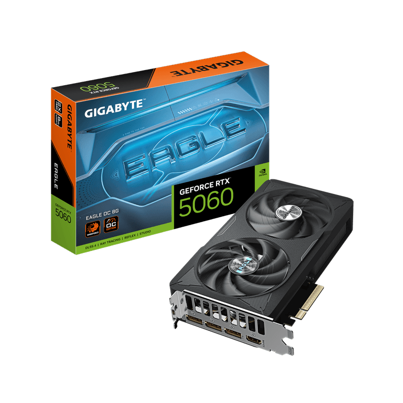 כרטיס מסך Gigabyte GeForce RTX 5060 EAGLE OC 8GB