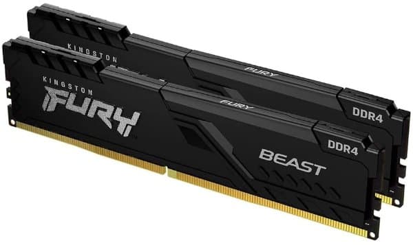 זכרון לנייח Kingston Fury Beast 128GB 2x64GB 5600MHz DDR5 CL40