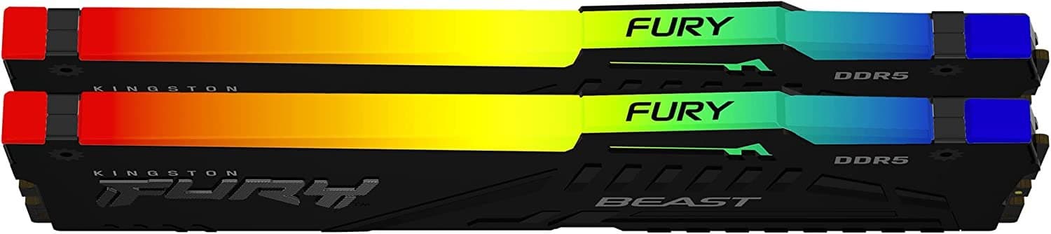 ז.לנייח KINGSTON FURY BEAST RGB 128GB 2X64GB 5600MHZ CL40 EXPO/XM