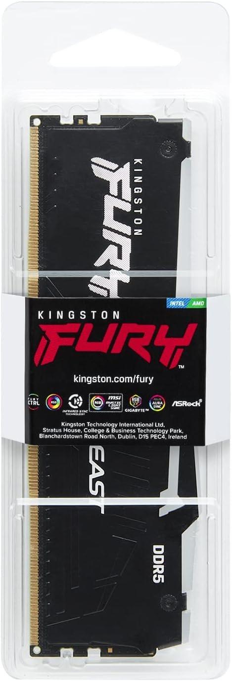 זכרון לנייח Kingston FURY Beast DDR5 64GB 5600Mhz C40