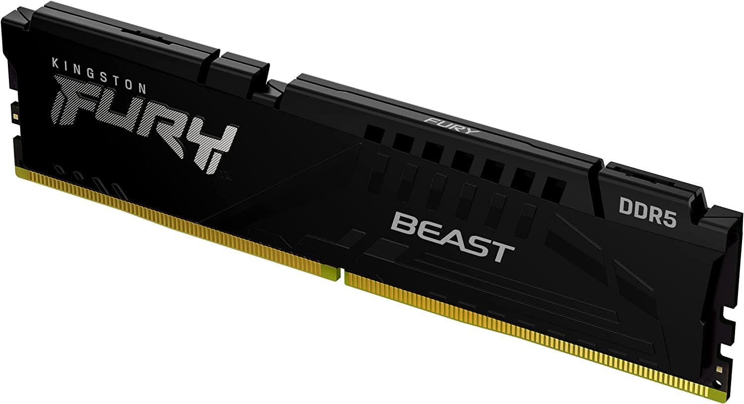 ז.לנייח Kingston Fury Beast Black 16GB 6000MHZ DDR5 C36 XMP/EXPO