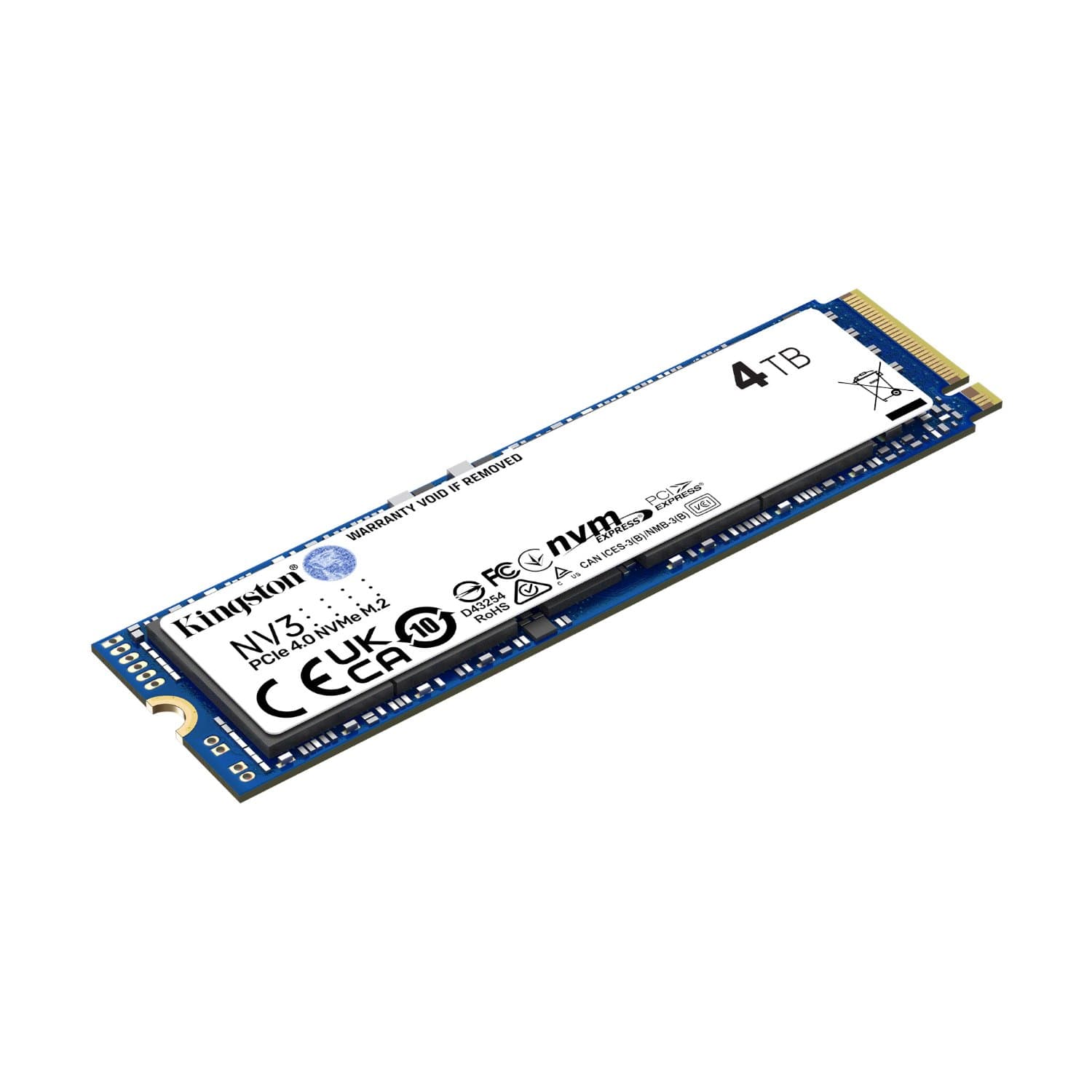 דיסק פנימי Kingston NV3 4TB NVME GEN 4.0 M.2 2280 6000/5000Mb/s