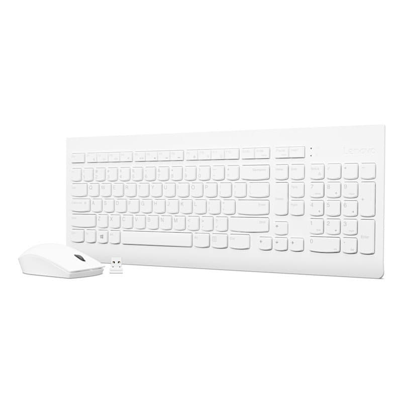 סט אלחוטי לבן 2 שפות Lenovo 510 Wireless Set Hebrew English