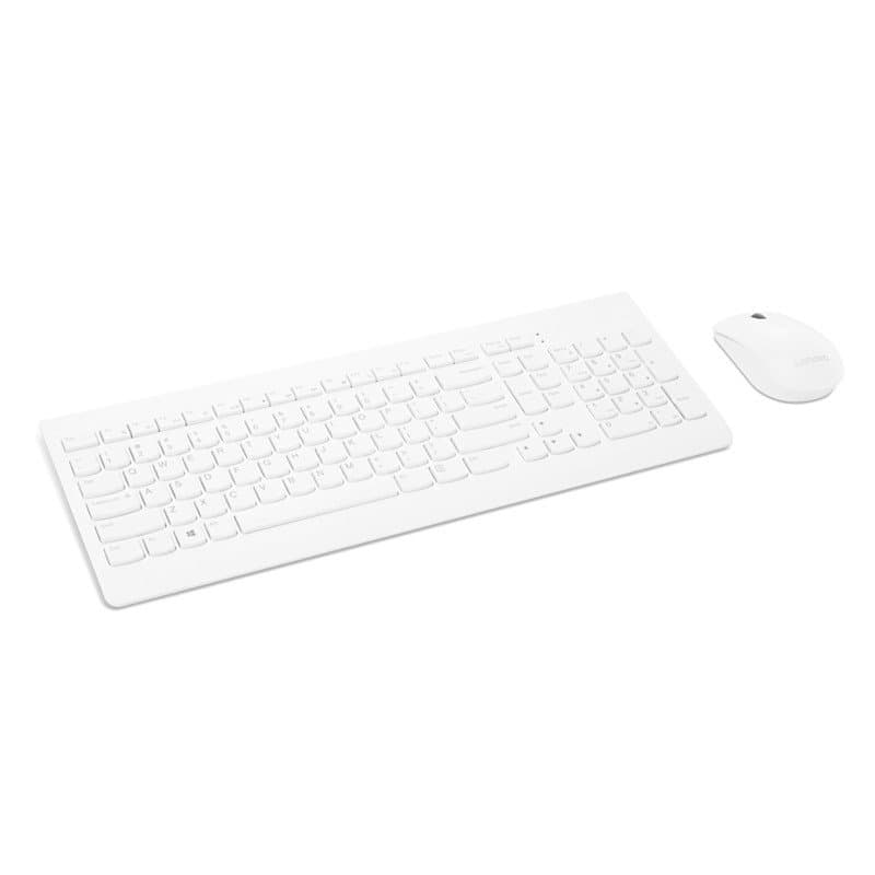 סט אלחוטי לבן 2 שפות Lenovo 510 Wireless Set Hebrew English