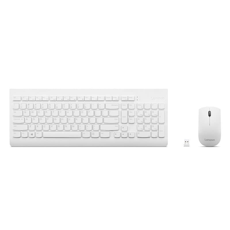 סט אלחוטי לבן 2 שפות Lenovo 510 Wireless Set Hebrew English