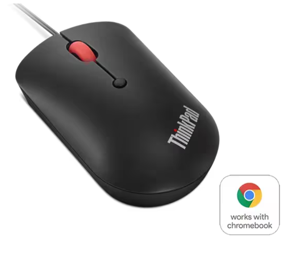 עכבר חוטי Lenovo ThinkPad USB-C Wired compact Mouse