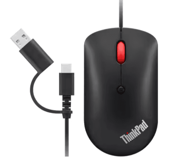 עכבר חוטי Lenovo ThinkPad USB-C Wired compact Mouse