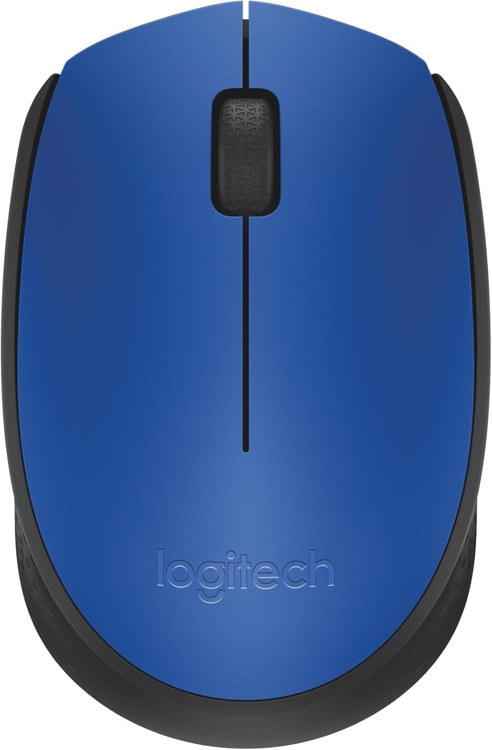 עכבר אלחוטי Logitech M171 Wireless Mouse Blue