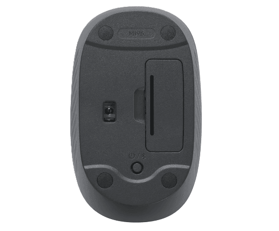 עכבר קומפקטי LOGITECH M196 BT up to 12 Month battery Graphite