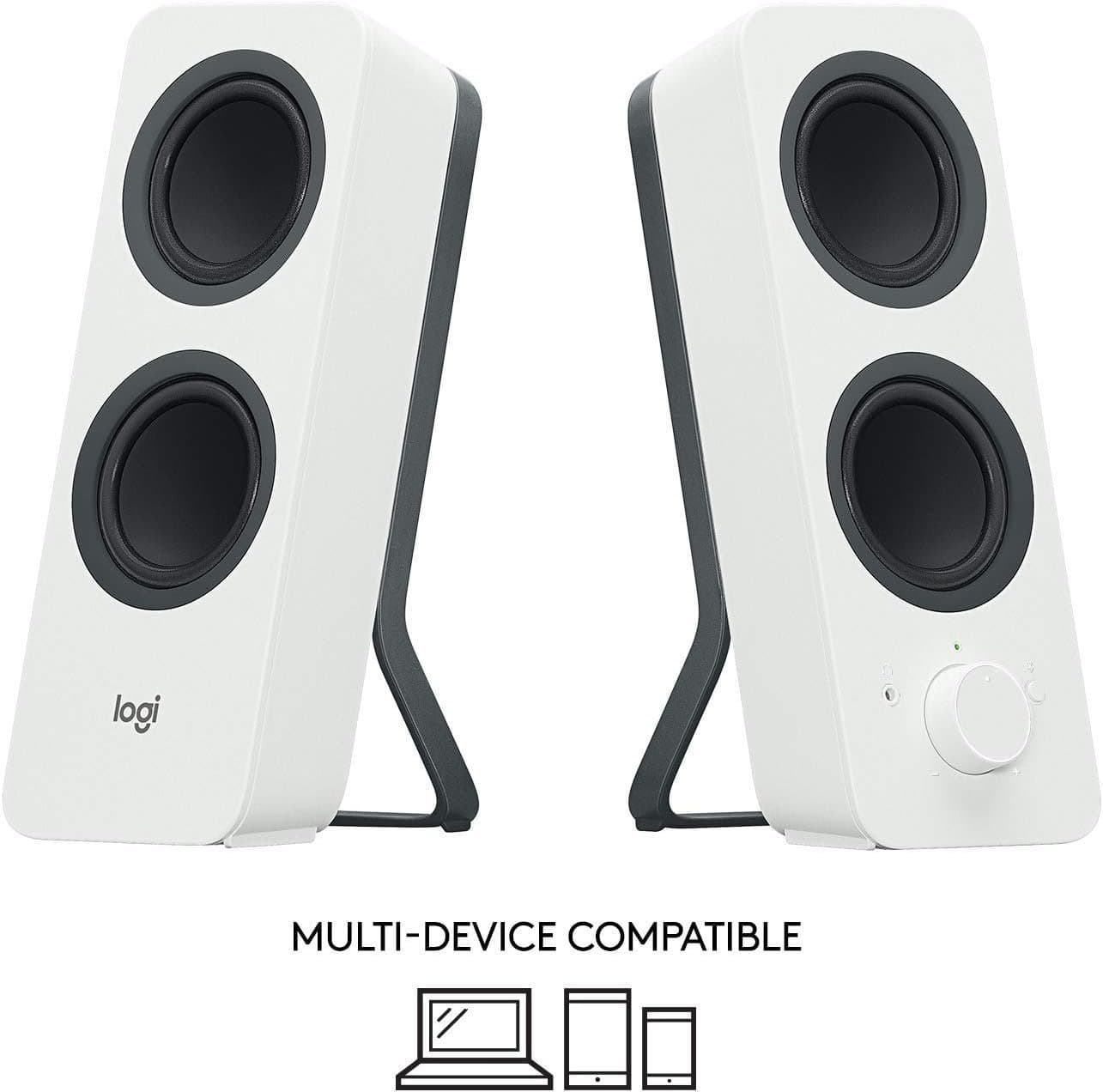 רמקולים Logitech Z207 2.0 Stereo With Bluetooth Peak 10W White