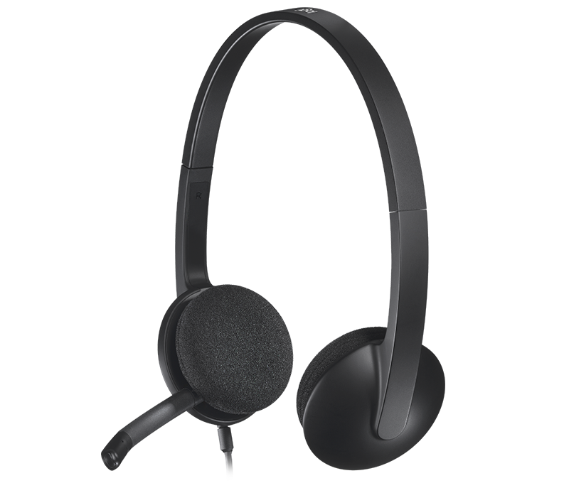 אוזניות Logitech USB Headset H340 With Microphone