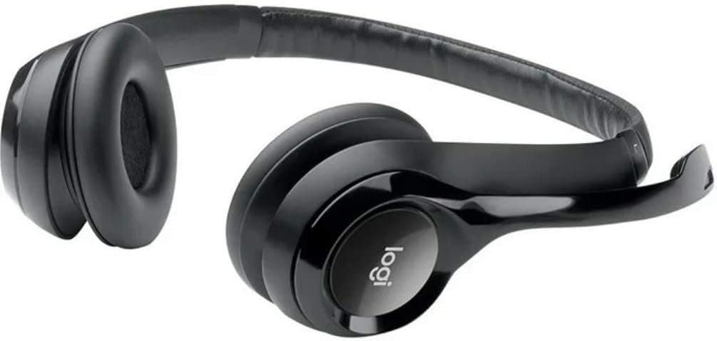 אוזניות ומיקרופון Logitech H390 USB Headphones Black
