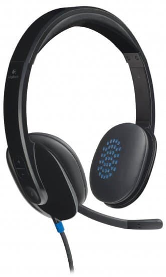 אוזניחות ומיקרופון Logitech H540 USB Computer Headset Black