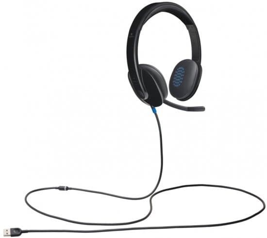 אוזניחות ומיקרופון Logitech H540 USB Computer Headset Black