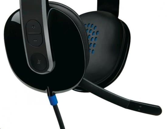 אוזניחות ומיקרופון Logitech H540 USB Computer Headset Black