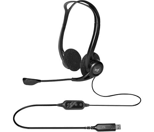 אוזניות ומיקרופון Logitech 960 USB HEADSET