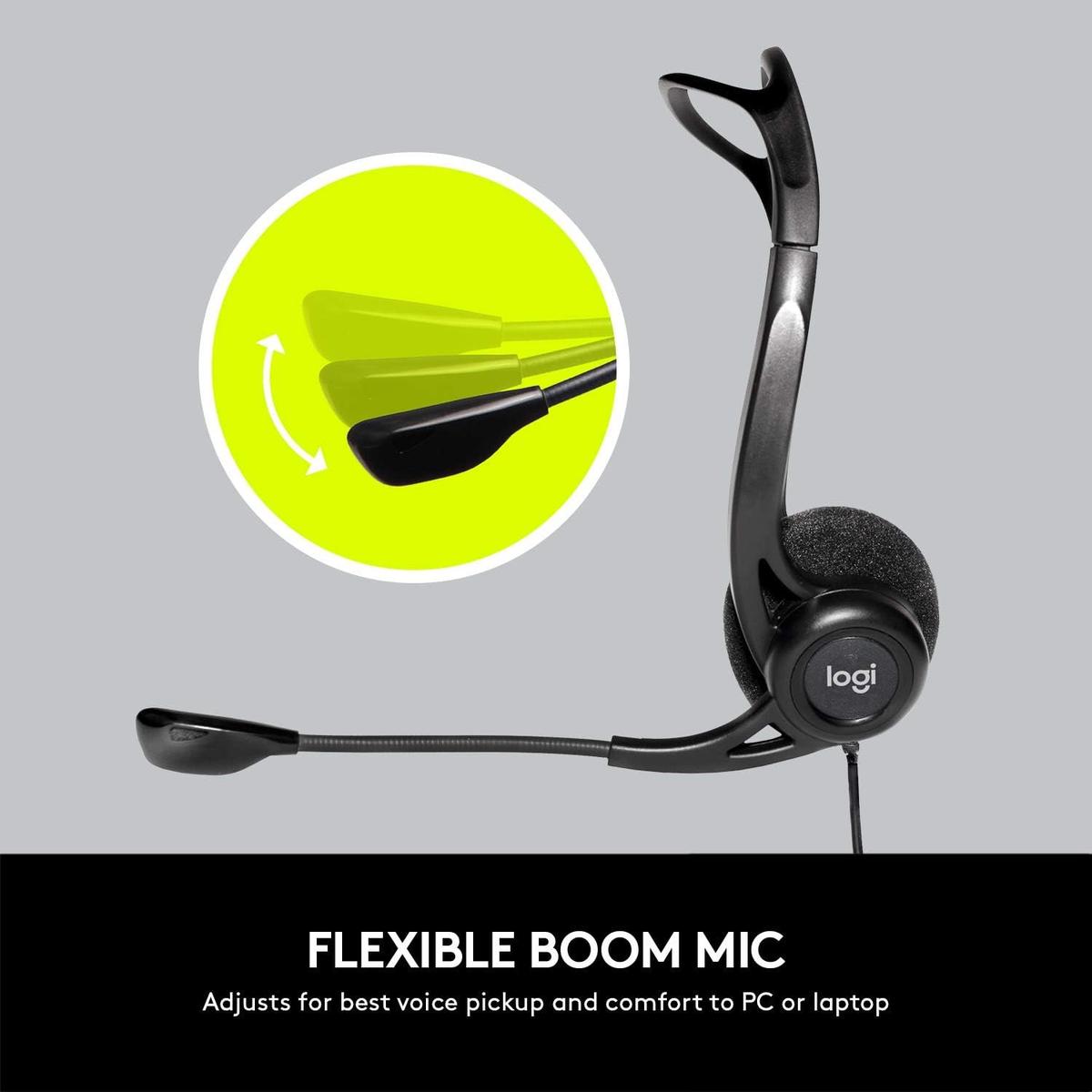 אוזניות ומיקרופון Logitech 960 USB HEADSET
