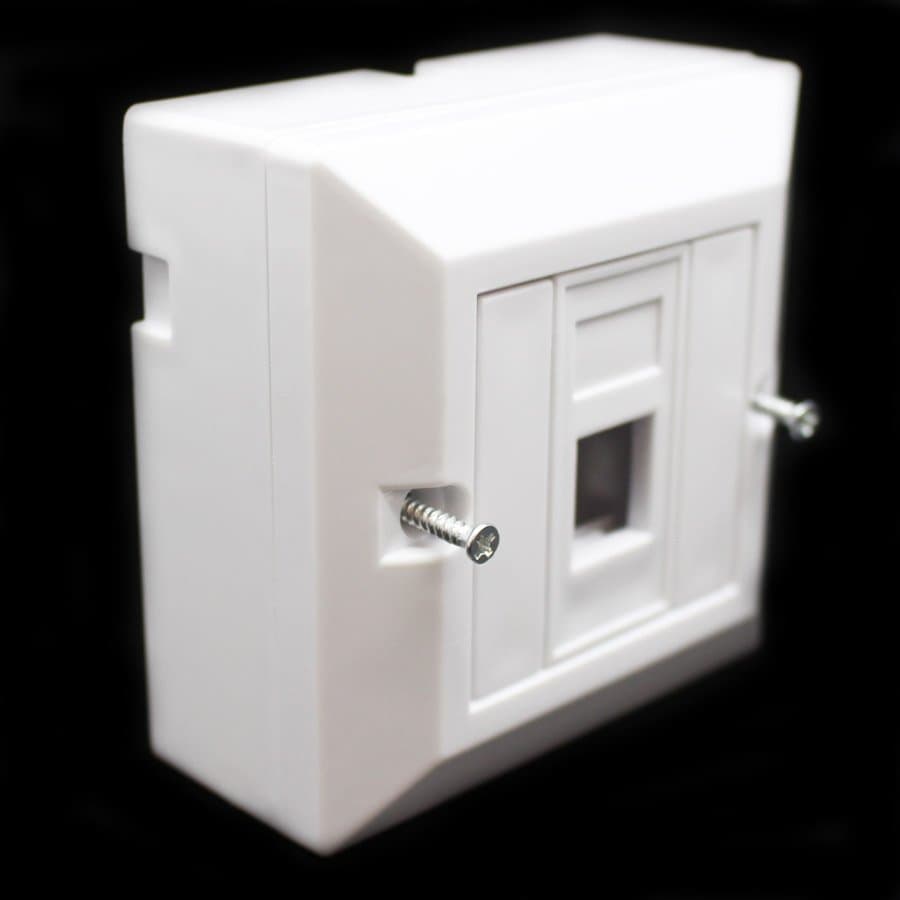 קופסאת פלסטיק RJ-45 Plastic box Cat5