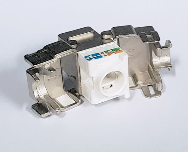 מחבר נקבה קיסטון Female Connector RJ-45 Cat 6