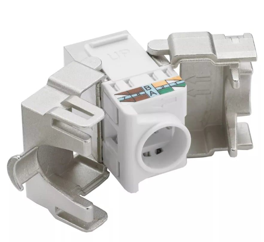 מחבר נקבה RJ-45 Cat 6A Female Connector