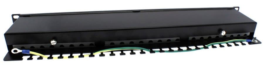פנל 24 מחברים RJ-45 CAT 6