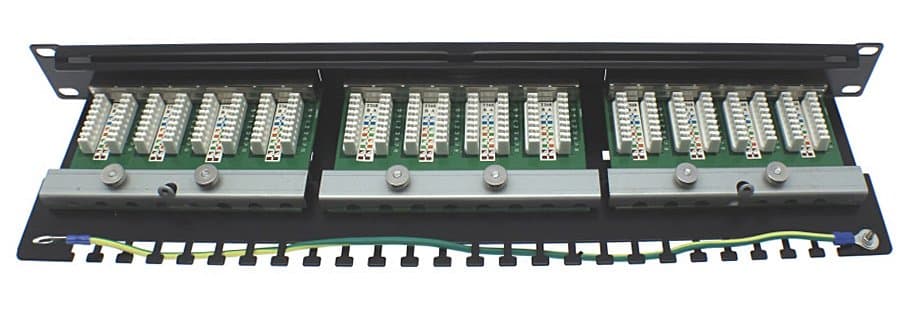 פנל 24 מחברים RJ-45 CAT 6