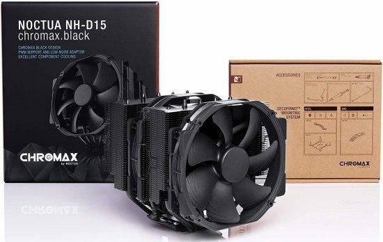 מאוורר NOCTUA NH-D15 250W TDP DUAL 140mm FAN Intel/Amd Black