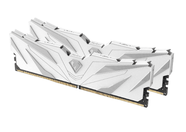 זכרון לנייח NETAC Shadow II DDR5 6000Mhz 32GB 2x16GB C38 WHITE