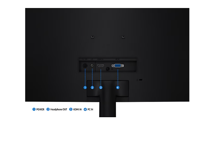 מסך קעור Samsung 32 S3 Essential Monitor FHD 100Hz 4Ms VA Black