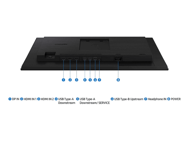 מסך SAMSUNG S24D408GAM IPS FHD 100hz Speakers DP 2XHDMI USB HUB