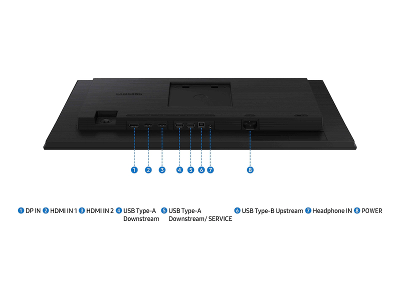 מסך SAMSUNG S24D408GAM IPS FHD 100hz Speakers DP 2XHDMI USB HUB
