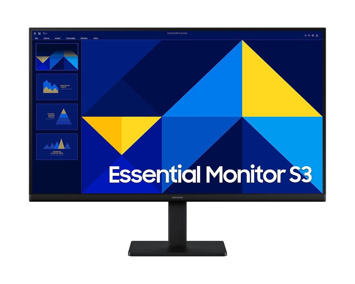 מסך SAMSUNG S27D300GAM FHD IPS 5MS 100HZ VGA HDMI