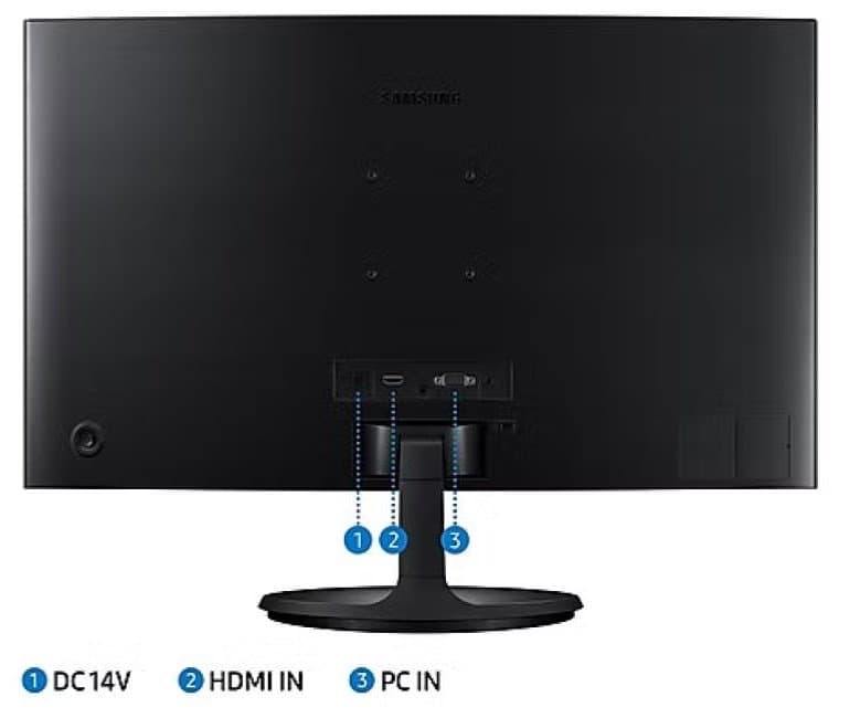 מסך מחשב קעור SAMSUNG S27D362GAM 4ms 100Hz FreeSync FHD VGA HDMI