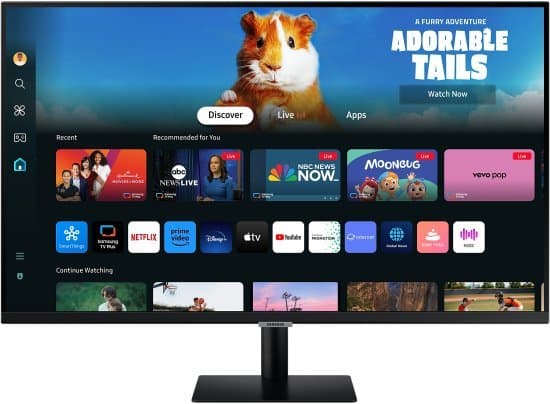 מסך חכם SAMSUNG S32 VA 4Ms FHD WIFI BT Tizen os HDR10 Speakers