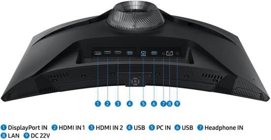 מסך SAMSUNG 32 Odyssey G65B 240Hz 2K Curved Smart 1ms FreeSync