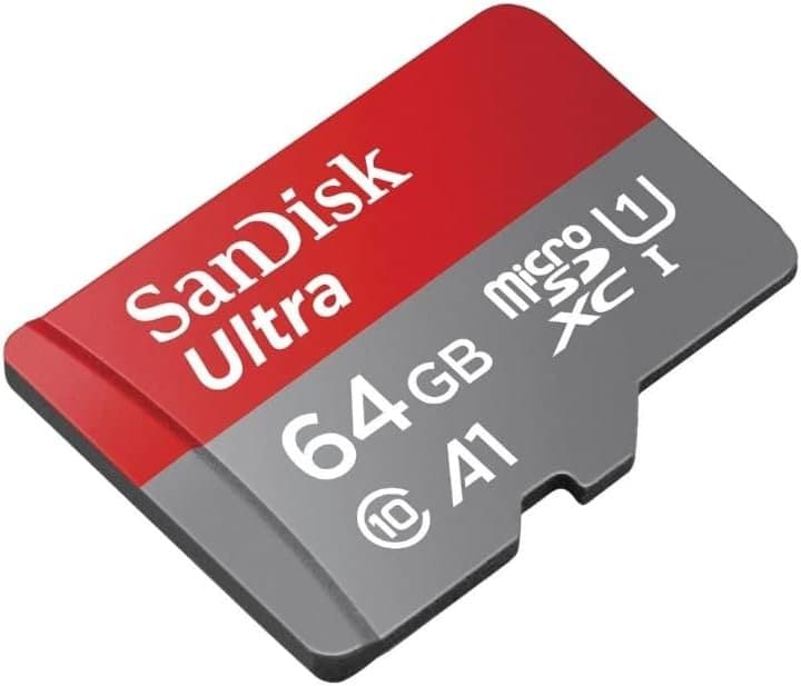 כרטיס זכרון SanDisk 64GB Ultra microSDXC UHS-I Up to 140MB/s C10