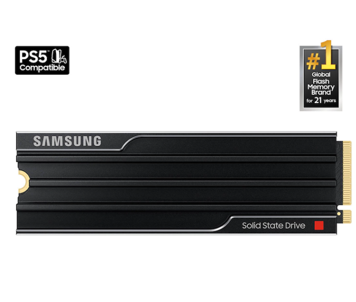 דיסק פנימי Samsung 9100 PRO W Heatsink 2TB Gen5 M.2 NVME 2.0