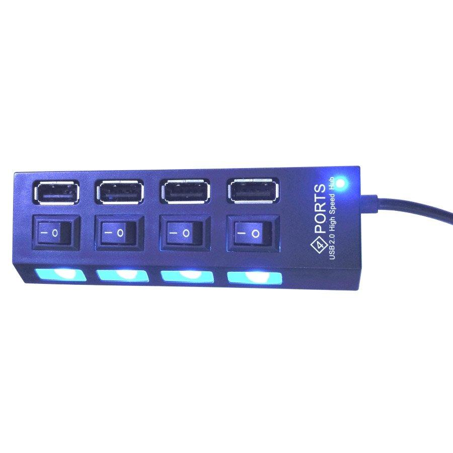 מפצל 4 PORT USB 2.0 אקטיבי כולל חיבור מתח