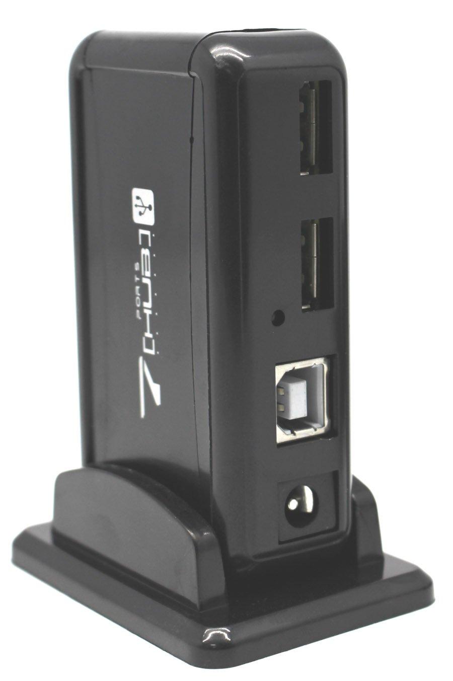 מפצל 7 PORT USB 2.0 אקטיבי כולל חיבור מתח